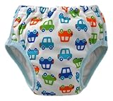 (チャックル) chuckle *シャレトレ*お着替えラクラク!6層両開きトレーニングパンツ【こだわりの日本製】サックス 100cm 6617-100-30