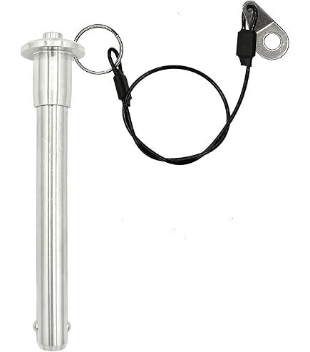 Stainless Steel 8mm Quick Release Ball Lock Pins – Usable Length 40mm, Security Button