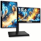 TEXNINJA PCモニター デュアルモニター 15.6型 USB Type-C対応 画面回転 2画面デスクトップモニター クリエイター ゲーミング TENNINJA-View2