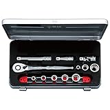 KTC(ケーテーシー) ソケット レンチセット 9.5mm (3/8インチ) TB308X