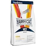 HAPPY CAT (ハッピーキャット) VET リーナル 腎臓ケア - 食事療法食 全猫種 成猫〜シニア猫 pHコントロール グルテンフリー 無添加 ヒューマングレード ドイツ製 キャットフード ドライ (1kg)
