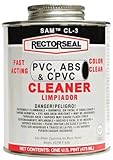 Rectorseal 55929 1/4 Pint Cl-3L Low-Voc Pvc, Cpvc, Abs Cleaner [並行輸入品]