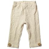 《H28年秋冬物》(日本製) BO-PEEP(ボーピープ) 変わり織りジャガード長丈パンツ 90cm/IV NO.DP-63711