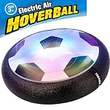 エアー ホッケーディスク -【 新感覚 室内屋外知育 スポーツ 】ホバリンググライドボール子、LED ライト フル セット トレーニング空力 サッカー ボール 模様 減圧ゲームプレント - 浮力 ラー