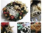 cyndie　クリスマスリース　花輪　造花　壁掛け　メリークリスマス　merry christmas　ホーム 結婚式 飾り インテリア花　雑貨　かわいい 撮影 道具　人工観葉植物　人工植物　造花　花輪