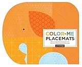 Petit Collage Color Me Placemats, Safari [並行輸入品]