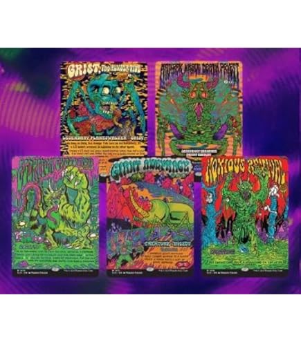 MTG Secret Lair: Secret LAIR X Brain Dead: Lands (Foil Edition