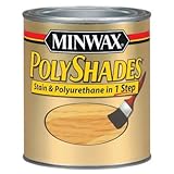 Minwax 21980 1/2 Pint Polyshades Satin Wood Stain, Bombay Mahogany [並行輸入品]