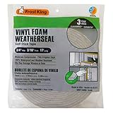 Thermwell v449hビニールFoam Weatherstripテープ、3 / 4 W X 3 / 16-in。T X 17-ft。 L: 17ft x W: 3/4in x H: 1/5in