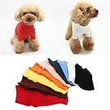 【犬服 春 夏 春用 夏用】【豊富なお色から選べるハイネック/タートルネックTシャツ/カットソー】ハイネックTシャツ/タートルネックTシャツ/Tシャツ/シャツ/抜け毛防止【ペット服/春服/夏服/犬の服】 グリーンティ 2XS