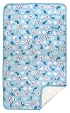 タックコーポレーション 冷感敷パット (Aqua dot) 70×120cm 四隅ゴム付き 1562-A