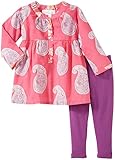 Masalaベビー女の子Muni Bigペイズリー2ピースセット( Baby ) US サイズ: 3 - 6 months カラー: ピンク