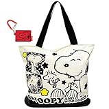 【スヌーピー トートバッグ & パスケース 】SNOOPY お出かけセット (スマイル)