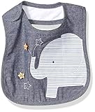 Mud Pieベビー女の子よだれかけアップリケ カラー: ブルー