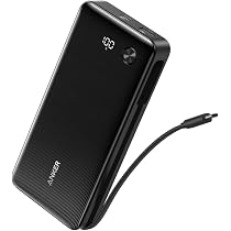 Amazon.co.jp: Anker Zolo Power Bank (20000mAh, 87W, Built-In USB-C
