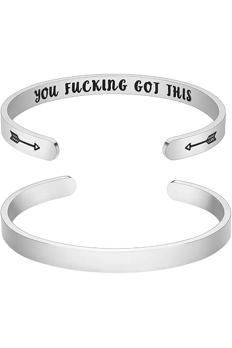 Cuff Bangle Motivational Gift 