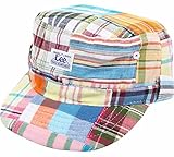 (リー ) Lee ベビー キッズ ストライプ デニムワークキャップ【9185412】50cm オレンジ系