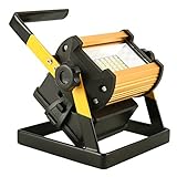 elfishjp led 投光器 充電式 50W 36個LED投光器 バッテリー内蔵 スマホに充電する可能 ポータブル投光器 電池交換対応式 360角度調整 作業用照明 充電式LED作業灯　夜釣り キ