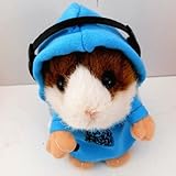 Glodeals DJ Headphone Dancing Hamster Mimicry Pet Talking Hamster in Blue Coat おもちゃ (並行輸入)