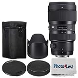 Sigma 50-100mm f/1.8 DC HSM アートレンズ Nikon F + Photo4Lessカメラとレンズクリーニングクロス用 - デラックスレンズセット