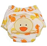 新しい漫画アヒル赤ちゃん幼児キッドトイレピートイレトレーニングパンツ布ポケットおむつ下着