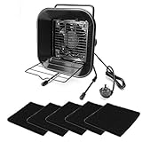 Beho-220Vはんだ煙煙 アブソーバエクストラクタファン、5つのカーボンスポンジフィルタシート付き