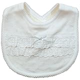 《春秋対応》(日本製) Pample Mousse(パンプルムース) 切り替えレース付スタイ FREE/OW NO.DP-81512