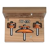 CMT 800.517.11 3-Piece Cove Raised Panel Set, 1/2-Inch Shank by CMT