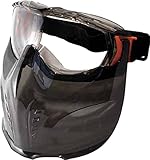 TRUSCO(トラスコ) セーフティゴーグル バイザー付 密閉タイプ TSG-501MV