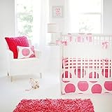 New Arrivals 3 Piece Crib Bed Set, Spot on Fucshia [並行輸入品]