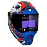 Save Phace 3011698 Captain Jack Radical Face Protector Pirate Skulls Welding Helmet, Royal Blue [並行輸