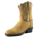 Dan Post Distress ベビー 米国 6-12 Months ブラウン ウエスタンブーツ [並行輸入品]
