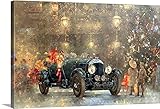 ピーター・ミラープレミアムシックラップキャンバス壁アート印刷題名クリスマスBentley 48" x 32" 1933635_24_48x32_none