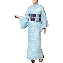 蘇芳色の地に麻の葉模様と楓の葉が美しい変わり織の涼やかな浴衣です 蘇芳色の地に麻の葉模様と楓の葉が美しい変わり織の涼やかな浴衣
