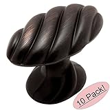 Cosmas 1471orbオイルはブロンズキャビネットハードウェアツイストノブ、1 – 7 / 8 " x 7 / 8 " – 10パック