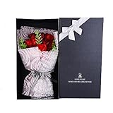 Wholehot ソープフラワー　石鹸の花　枯れない花　香る造花 花束　バラ　カーレーション　結婚式　お見舞い　入学 卒業 誕生日 結婚式　結婚記念日　新築祝い　送別会など様々なお祝い　 プレゼント　