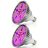 Esbaybulbs 100W相当 LED植物育成ライト E26口金 フルスペクトラム LED電球 150個LED プラントライト 植物育成用ランプ 水耕栽培ライト 室内用ライト 省エネ 長寿命 ガー