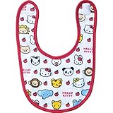 ハローキティ キャラクターベビービブ アニマルパターン 約H28cm x W19cm HKBB416