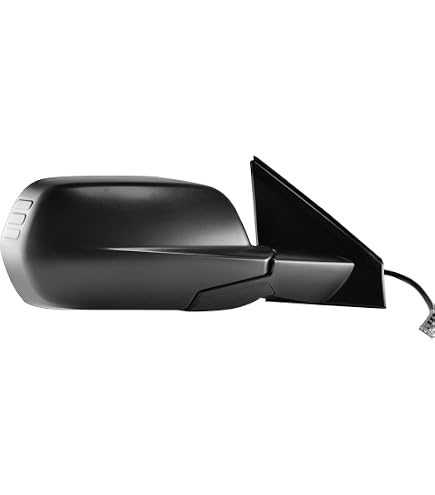 Black Left Side View Mirror W/ Turn Signal Heated 9Pin For Honda CRV