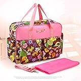 エルフ ベビー (Fairy Baby) 大容量 多機能マザーズバッグ 消臭抗菌 ポリエステル (パイナップル,39*12.5*33cm)