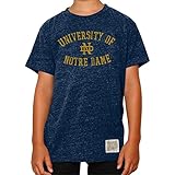Notre Dame Fighting Irish Youth NCAA Triblend Tシャツ – ネイビー、 Youth Large ブルー