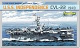 プラッツ ドラゴン 1/700 WW2 アメリカ 空母 U.S.S.インディペンデンス CVL-22 プラモデル DR7054 (船)