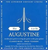 【国内正規品】バラ弦 AUGUSTINE オーガスティン クラシックギター弦 BLUE HIGH TENSION 5弦(A)