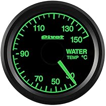 Amazon.co.jp: ピボット(Pivot) GT GAUGE-52 水温計 グリーン照明 GSW