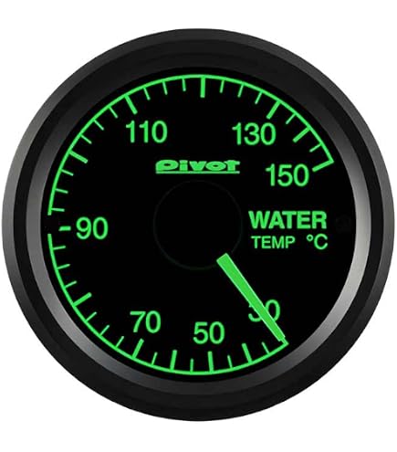 Amazon | ピボット(Pivot) GT GAUGE-52 電圧計 グリーン照明 GSV-5G