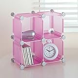 Organize It All Translucent Cubes, Small, Pink [並行輸入品]
