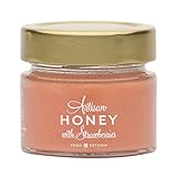 アーティサンハニー はちみつ フレーバーハニー ストロベリー (百花蜂蜜 / 200g) オーガニック 蜂蜜 生はちみつ (非加熱/北欧 エストニア産) いちご