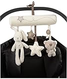 【POLKA】ポルカ ベビーカー用 おでかけ おもちゃ (ホワイト)