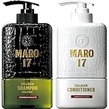 【セット買い】MARO17(マーロ17) スカルプ コラーゲン シャンプー マイルドウォッシュ 洗い流すタイプ 350ml & スカルプ コラーゲン コンディショナー 洗い流すタイプ 350ml