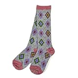 キッズ ソックス OCEAN＆GROUND オーシャン アンド グラウンド 1522201 ハイソックス アーガイル ジャガード 靴下 カラー 子供 カラフル アウトドア ジュニア 女の子